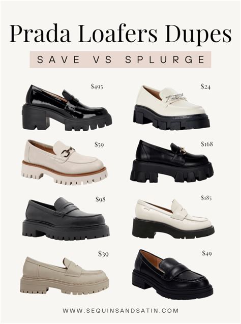 best prada loafer dupes|fila prada look alike.